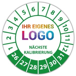 Prüfplakette Nächste Kalibrierung -  logo