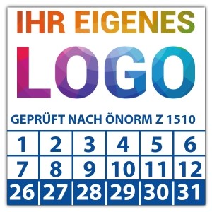Prüfplakette Geprüft nach ÖNORM Z 1510 -  logo