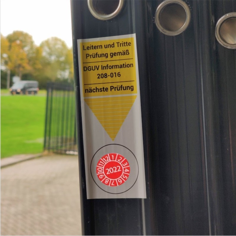 Neues Aufklebermodell; Leiteretiketten