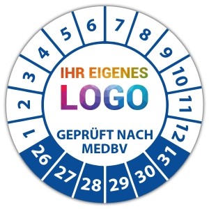 Prüfplakette Geprüft nach MedBV - Prüfplaketten Medizin logo