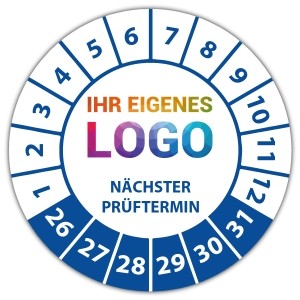 Prüfplakette Geprüft Nächster Prüftermin - Prüfplaketten Neutral logo