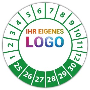 Prüfplakette Geprüft nach DGUV Vorschrift 54 - Prüfplaketten DGUV logo