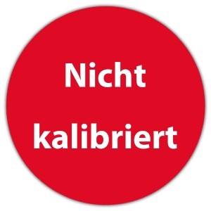 Prüfplakette Nicht kalibriert - Prüfplaketten VDE / Elektro