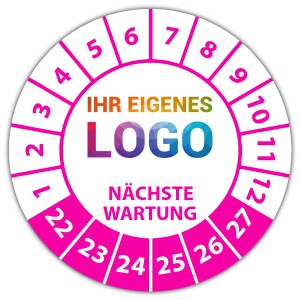 Prüfplakette Nächste Wartung - Prüfplaketten Neutral logo