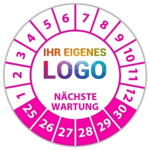 Prüfplakette "Nächste Wartung" logo