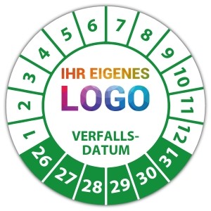 Prüfplakette Verfallsdatum - Prüfplaketten Neutral logo