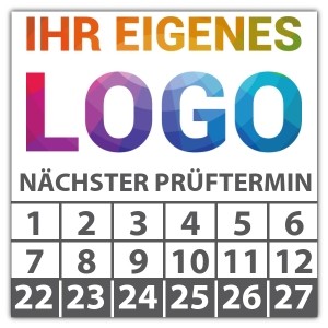 Prüfplakette Geprüft nächster Prüftermin - Prüfplaketten Neutral logo