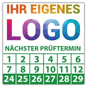 Prüfplakette "Nächster Prüftermin" logo