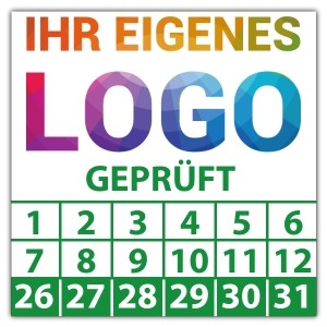 Prüfplakette Geprüft - Prüfplaketten Neutral logo