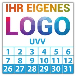 Prüfplakette UVV - Prüfplaketten UVV logo