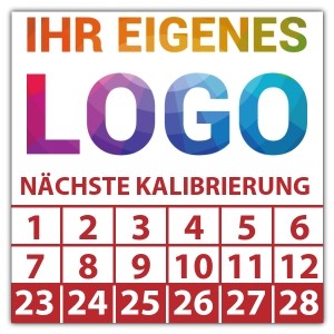 Prüfplakette Dokumentenfolie Nächste Kalibrierung - Prüfplaketten VDE / Elektro logo