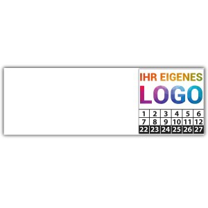 Kabelprüfplakette mit logo - Prüfplaketten mit Logo