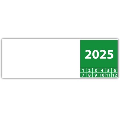 Kabelprüfplakette mit Jahr - Kabelprüfplaketten