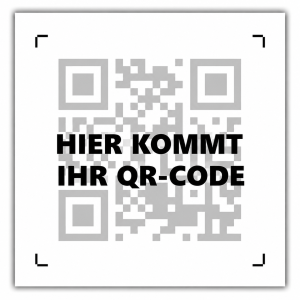 QR-Code Aufkleber Quadrat